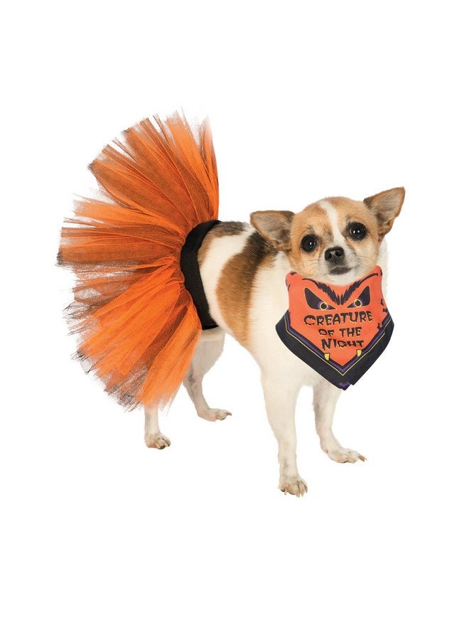 Rubies Rubie's Pet Costume Tutu, Orange and Black, Small/Medium - Image 1