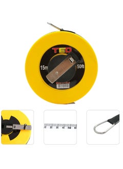 DEFAONS DEFAONS Fiber Glass Measuring Tape - 15m/50ft, Durable and Versatile for construction, carpentry, landscaping, and DIY projects  - Image 4