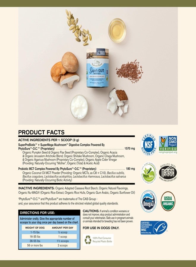 Badlands Ranch - Super Gut Biotics Canine Digestive Supplement,Probiotics, Prebiotics, Supports Healthy Digestion, Immune System Function and Gut Flora by Katherine Heigl (30 Scoops) - Image 3