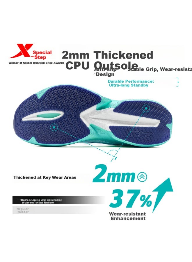 Xtep "breakthrough" One-piece Molded 3.0 Men's Running Shoes Sports Shoes Mesh Breathable Lightweight Shock Absorbing Fitness Shoes - Image 3