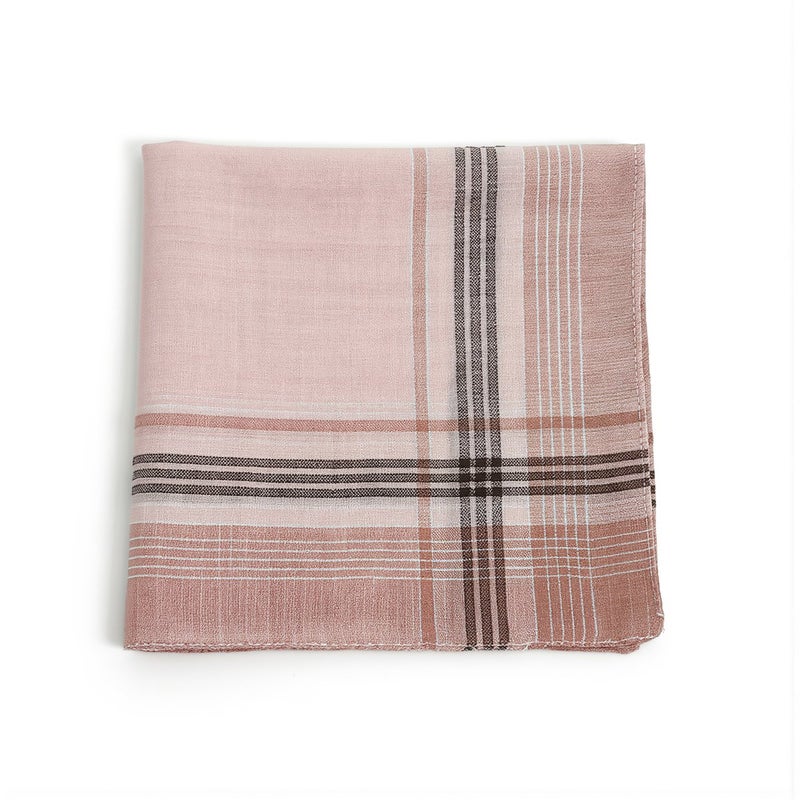 Multi Purpose Plaid Handkerchiefs 35cm For Wiping Sweat Glasses Screen Unisex - Image 1