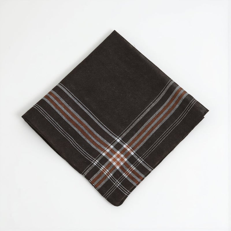 Multi Purpose Plaid Handkerchiefs 35cm For Wiping Sweat Glasses Screen Unisex - Image 4