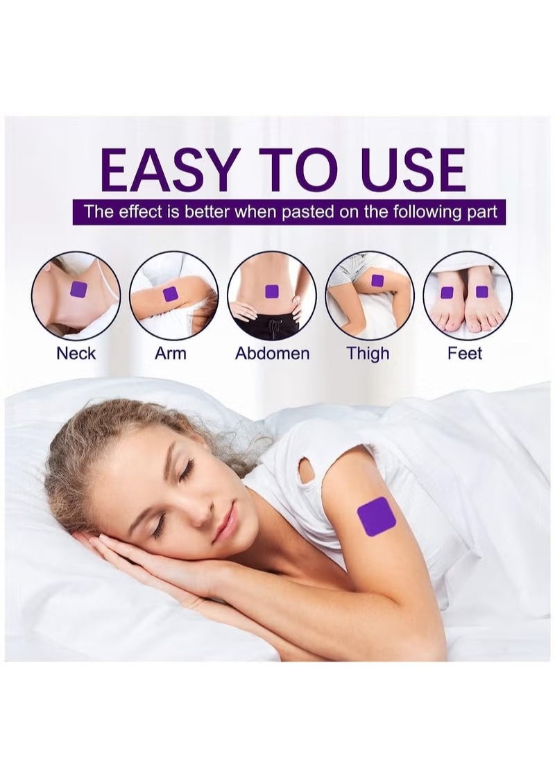 Elaimei - Sleep Patches Sleep Patches for Adults, Natural Sleep Aid Patches for Restful Sleep - Wake up Refreshed and Rejuvenated - Cruelty Free Sleep Alternative 60 Patches, Sleeping Patch for Men and Women. - Image 1