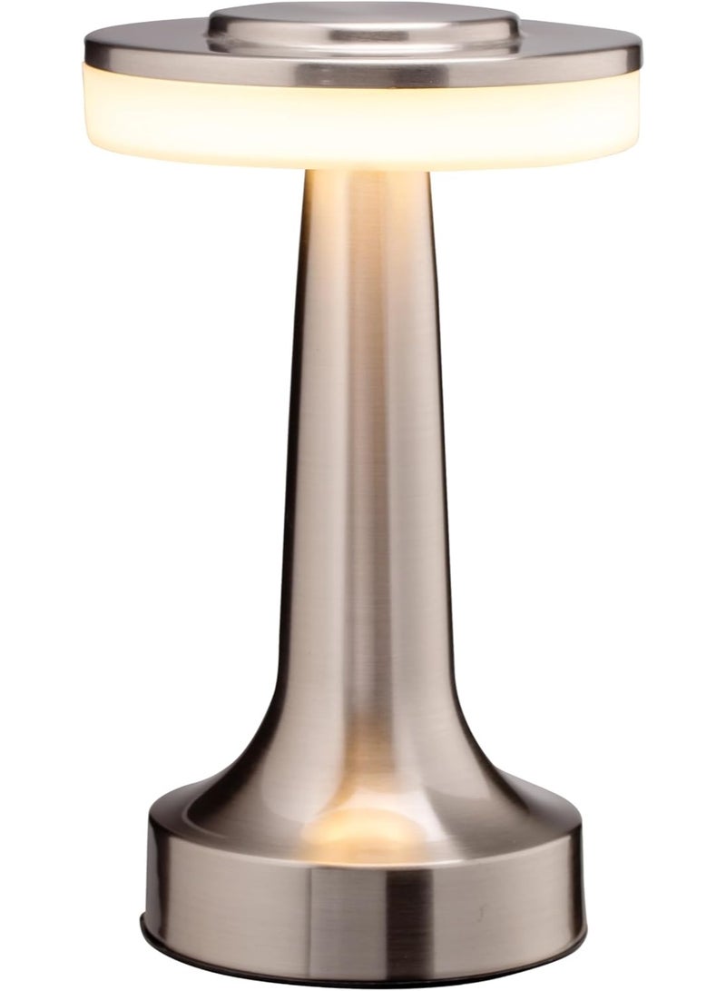 سوفام مصباح طاولة المؤشر المحمول للأطفال مع مستشعر اللمس، 3 مستويات (فضي) - Image 1