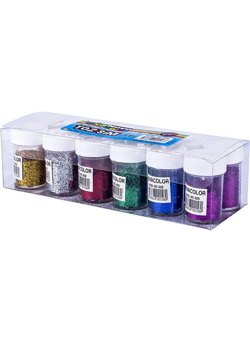 Nova Color - Powder Glitter 8 gr 1 Green Color Salt Shaker Glitter - Image 1