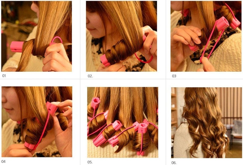 Semilyn Foam Brand Fashionable Sponge Hair Styling Rollers for Lazy People - Silicone Sleep Curlers, Easy Application, No Clip (12 Pack) - Image 4