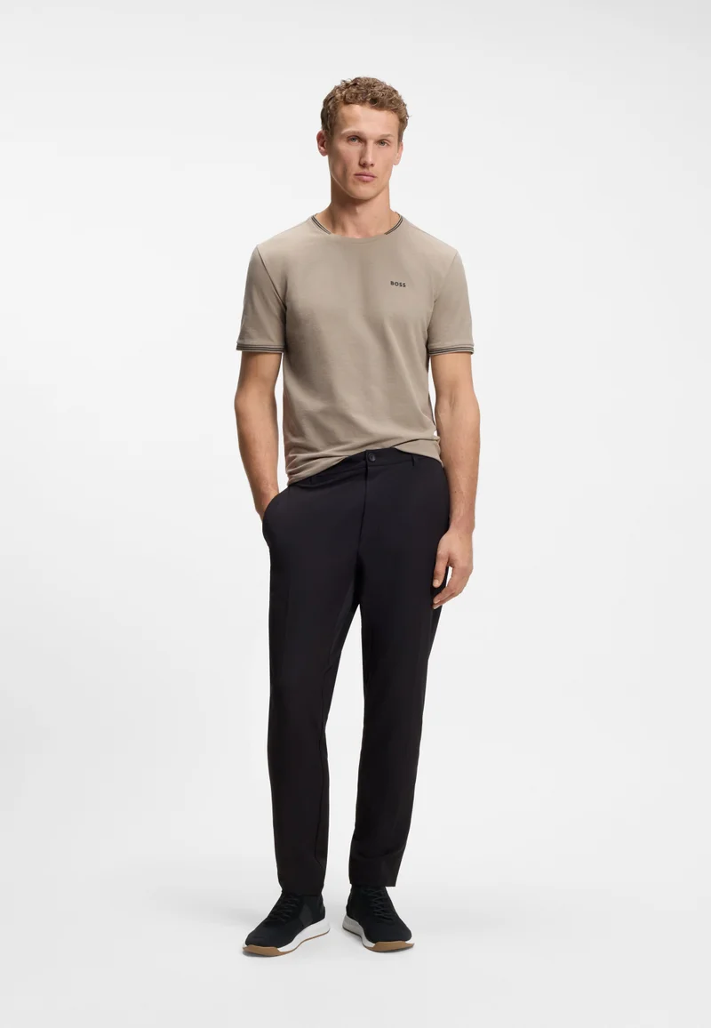 BOSS black Sneakers with knitted uppers and suede trims for Men | Best Price UAE