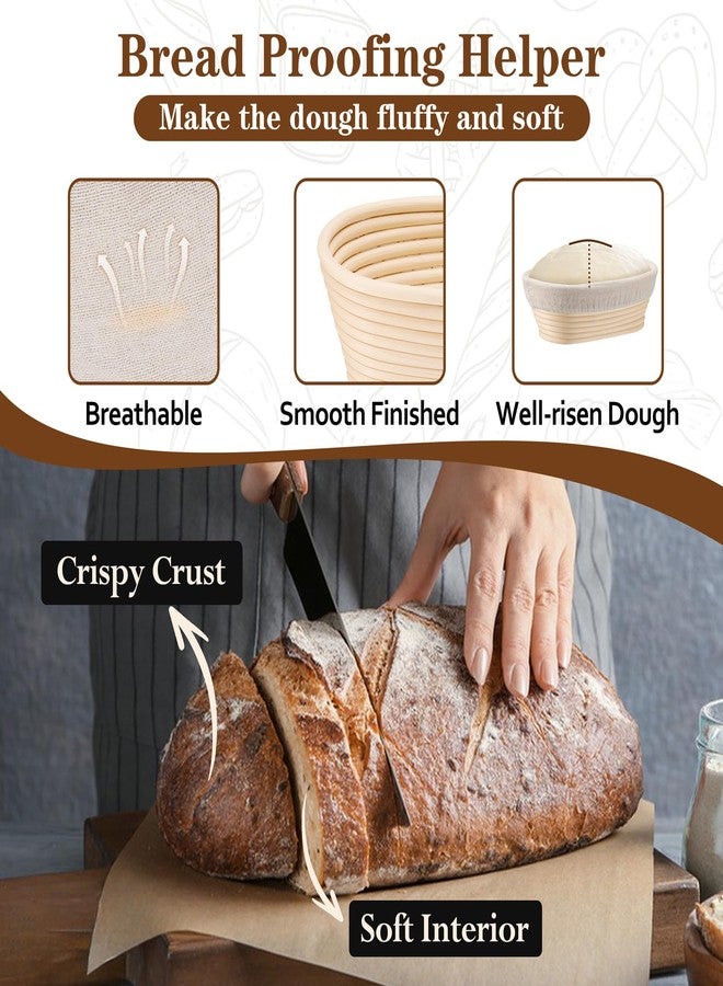 P&P CHEF مجموعة سلال تخمير الخبز من بي آند بي شيف - Image 3