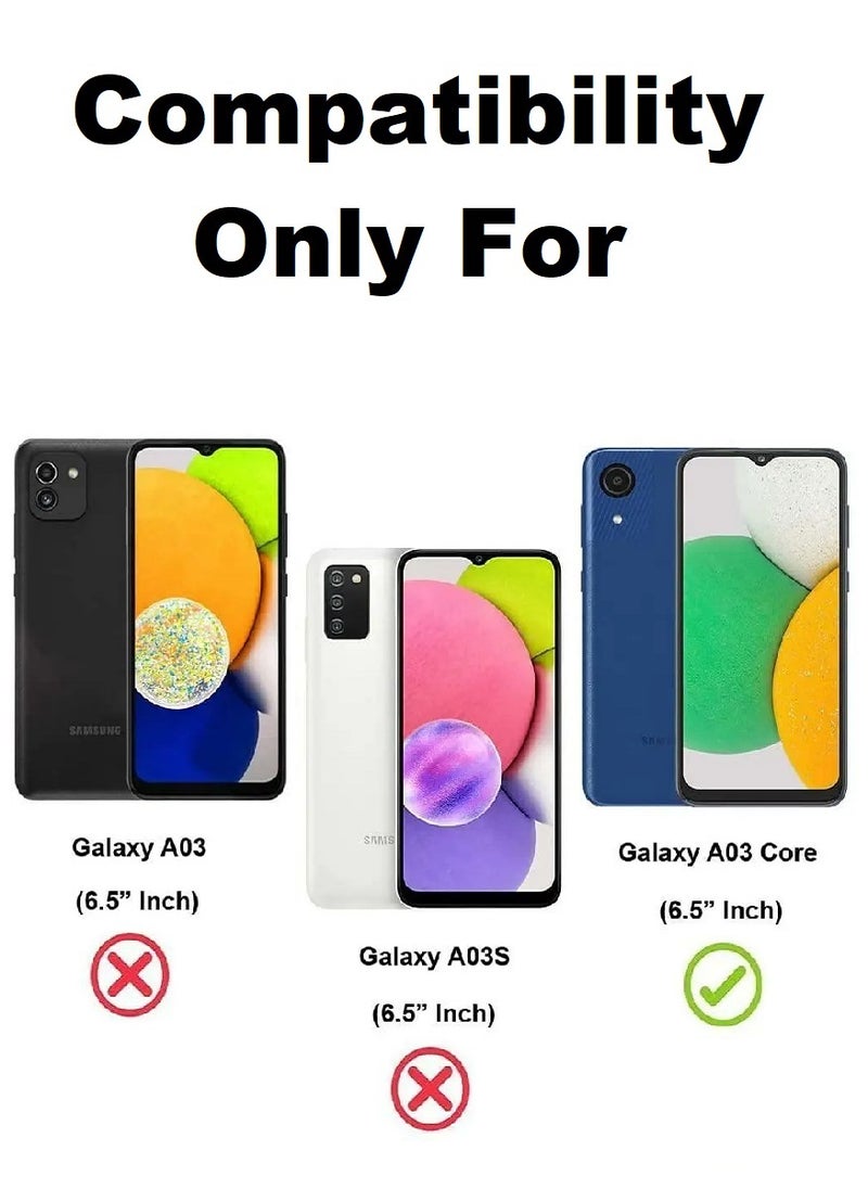 Super Tempered Glass Screen Protector 5D Designed For Samsung Galaxy A03 Core Full Glue Edge to Edge Full Screen Coverage And Bubble Free - Image 3