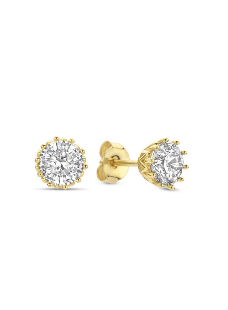Liu Jo Gold Crystal Studs - LJ2584 - Image 1