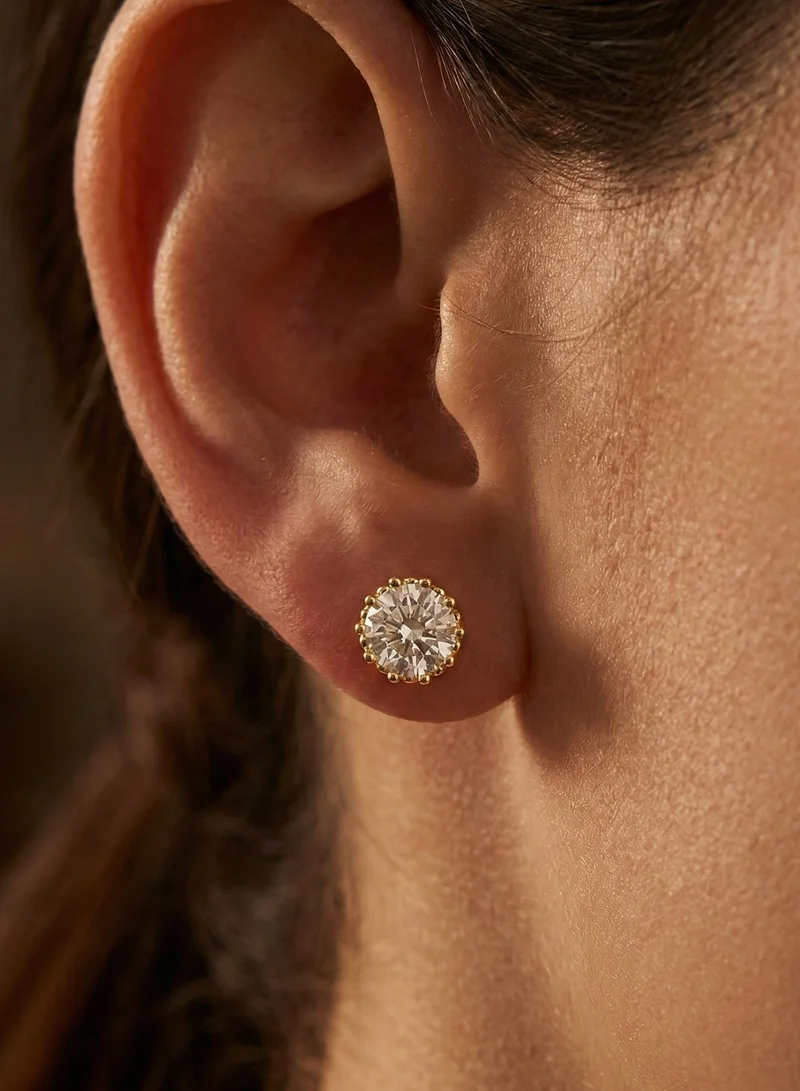 Liu Jo Liu Jo Gold Crystal Studs - LJ2584