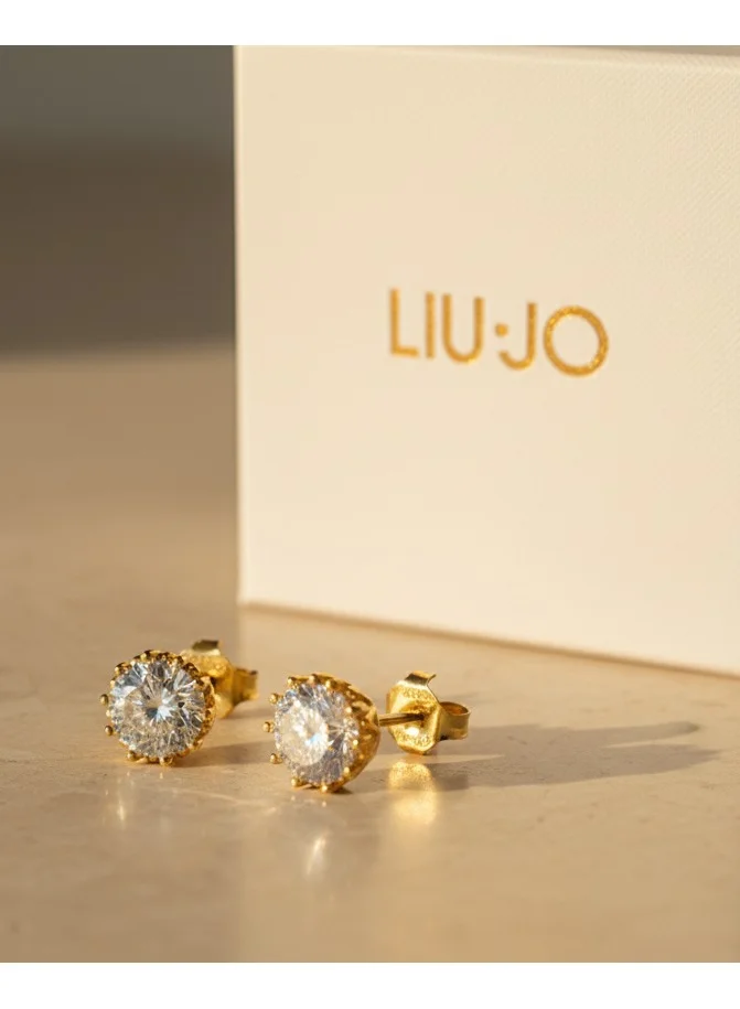 Liu Jo Liu Jo Gold Crystal Studs - LJ2584