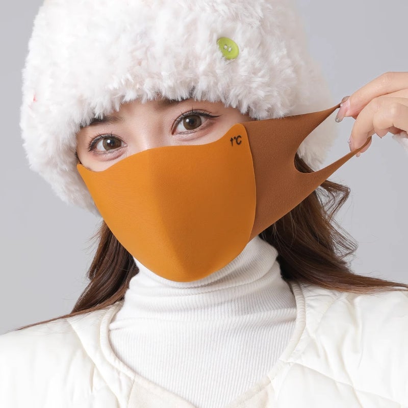Winter Warm Fashion Mask for Women Classic black  - Image 3