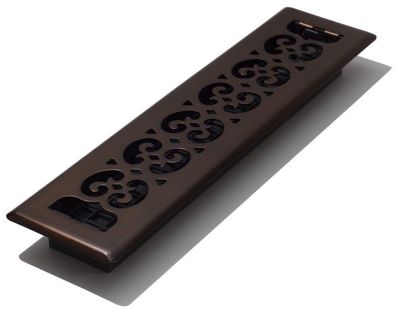 Decor Grates SPH214RB Floor Register 2x14 Rubbed Bronze Finish