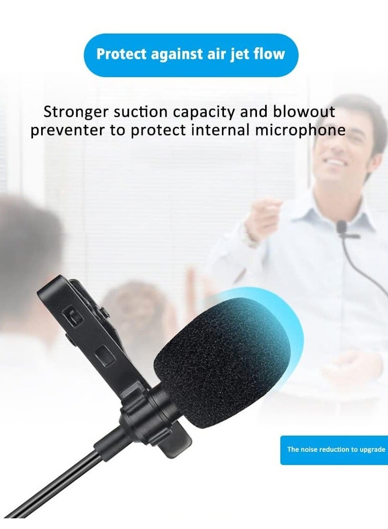 erorex USB Lavalier Lapel Clip-on Omnidirectional Computer Microphone for Laptop, PC and Mac, Perfect Podcasting, Gaming, Streaming and Desktop Mic - Image 3