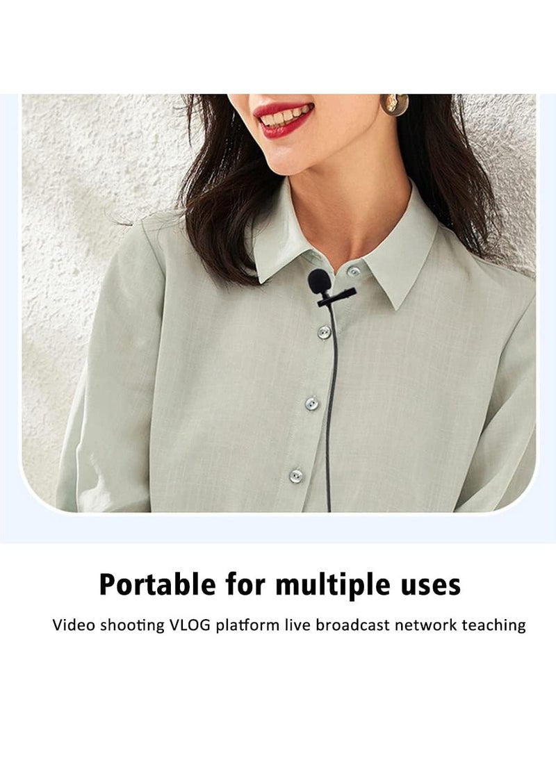 erorex USB Lavalier Lapel Clip-on Omnidirectional Computer Microphone for Laptop, PC and Mac, Perfect Podcasting, Gaming, Streaming and Desktop Mic - Image 2