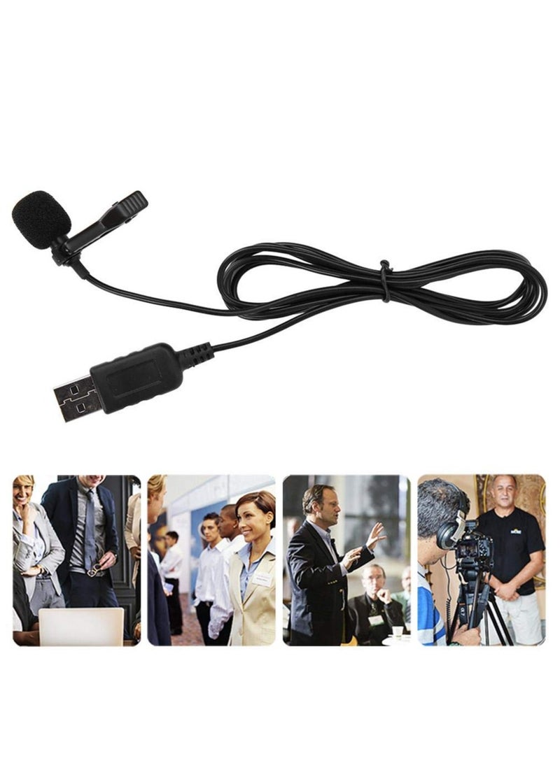 erorex USB Lavalier Lapel Clip-on Omnidirectional Computer Microphone for Laptop, PC and Mac, Perfect Podcasting, Gaming, Streaming and Desktop Mic - Image 5