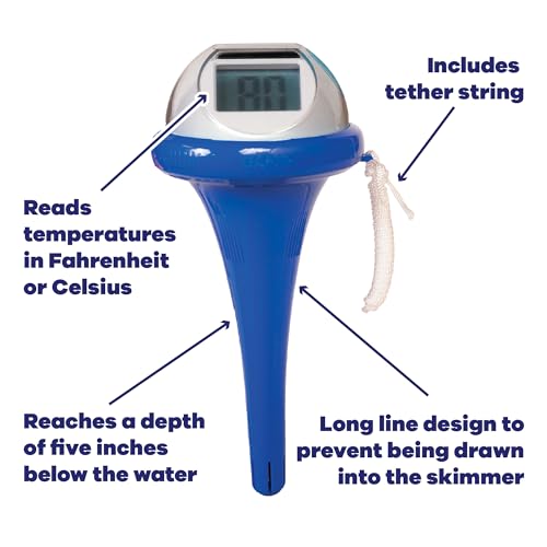 GAME Pool Thermometer- Large Display, Easy to Read, Shatter Resistant Casing, for Outdoor and Indoor Swimming Pools, Spas, Hot tubs and Aquariums - Image 5