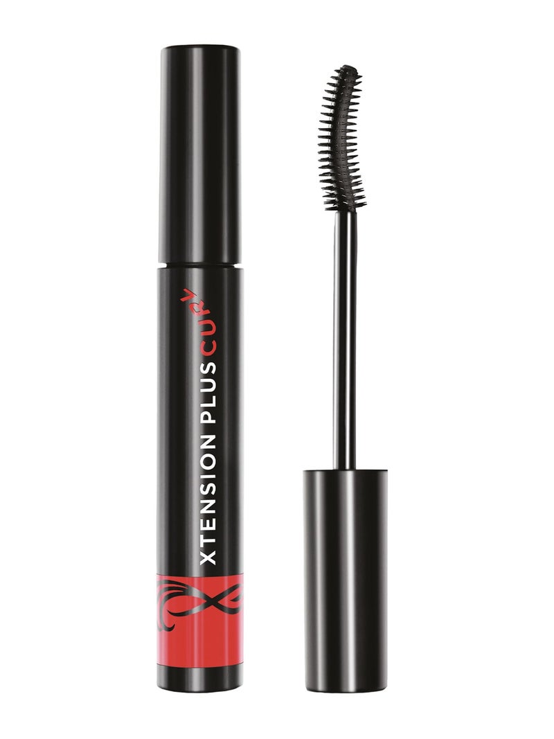 Marcelle Xtension Plus Curl Mascara, Black, Curling, Lengthening, Eye-Wided Look, Fragrance-Free, Hypoallergenic, Cruelty-Free, Ophtalmologist Tested, 0.28 Fl. Oz. - Image 1