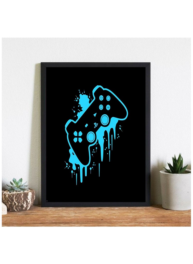 URBANTRANDS Wallart Poster with Frame Multicolour  - Image 1