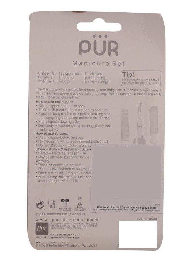 Pur Manicure Set Pack Of 1 Blue - Image 3