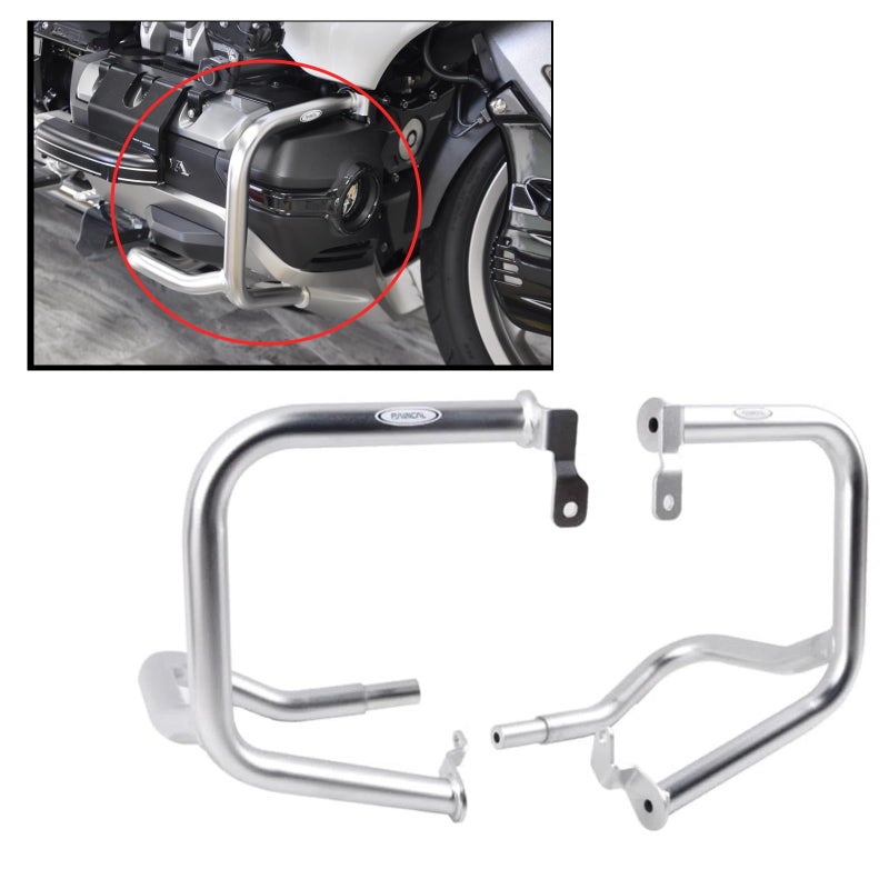 Panical Motorcycle for Honda 20182025 Goldwing GL1800 F6B Dct Silver Bumper GL 1800 B Highway Engine Guard Crash Frame Protection Bars
