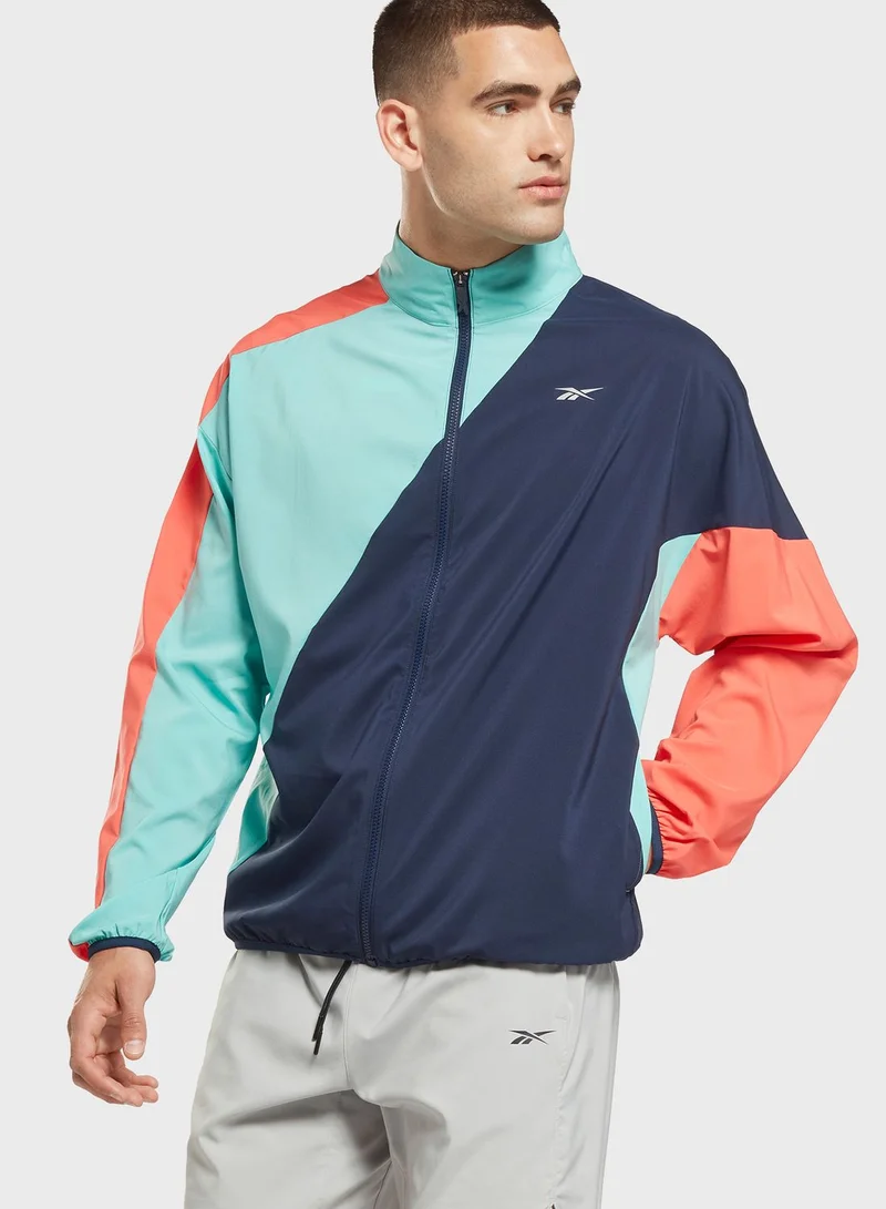 Reebok Running Woven Windbreaker Track Jacket