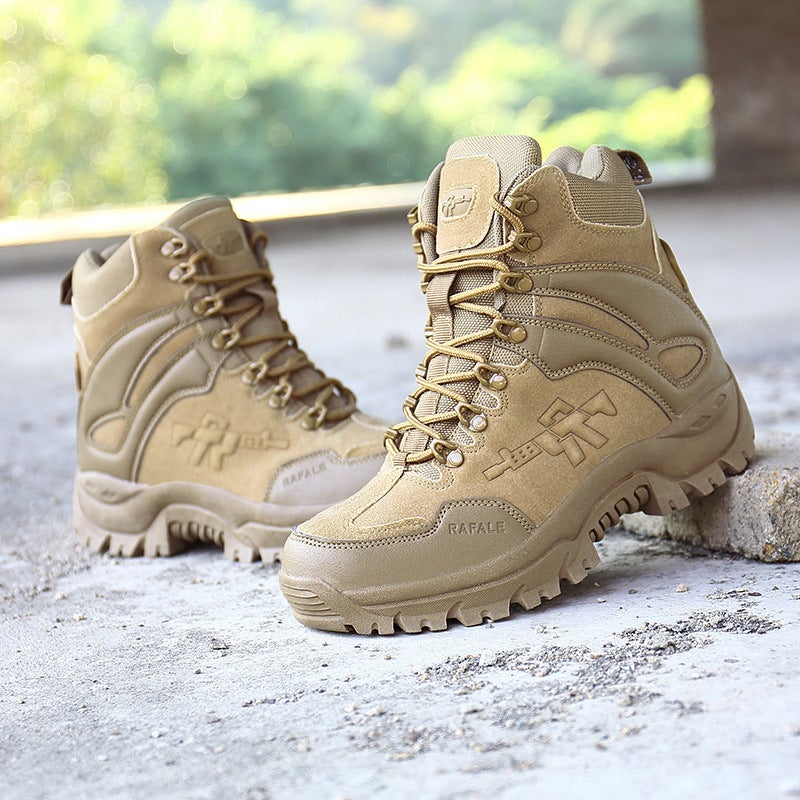 Autumn Plus Size High-Top Outdoor Combat Boots Delta Hiking Shoes Outdoor Boots Camping Desert Boots - Image 3