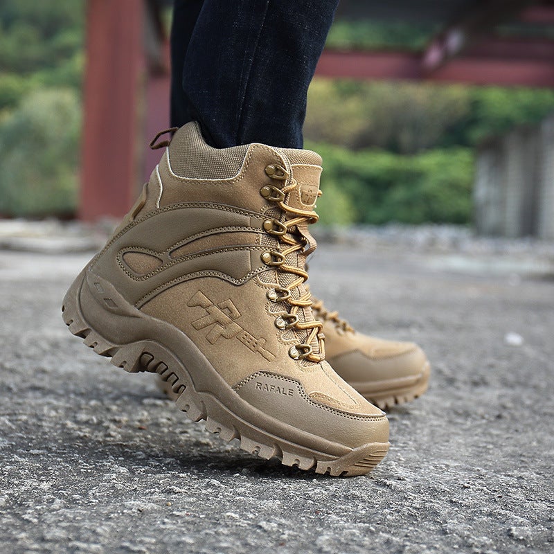 Autumn Plus Size High-Top Outdoor Combat Boots Delta Hiking Shoes Outdoor Boots Camping Desert Boots - Image 4