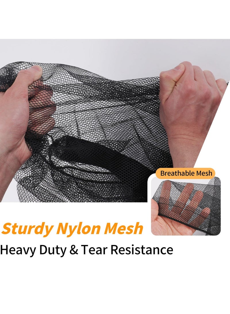 Cuken Extra Large Sports Ball Bag, Heavy Duty Breathable Mesh Storage Bag, 10-12 Soccer Basketball Volleyball Football, Adjustable Shoulder Strap, Ideal for Coaches, Team, Swimming Gear  - Image 4