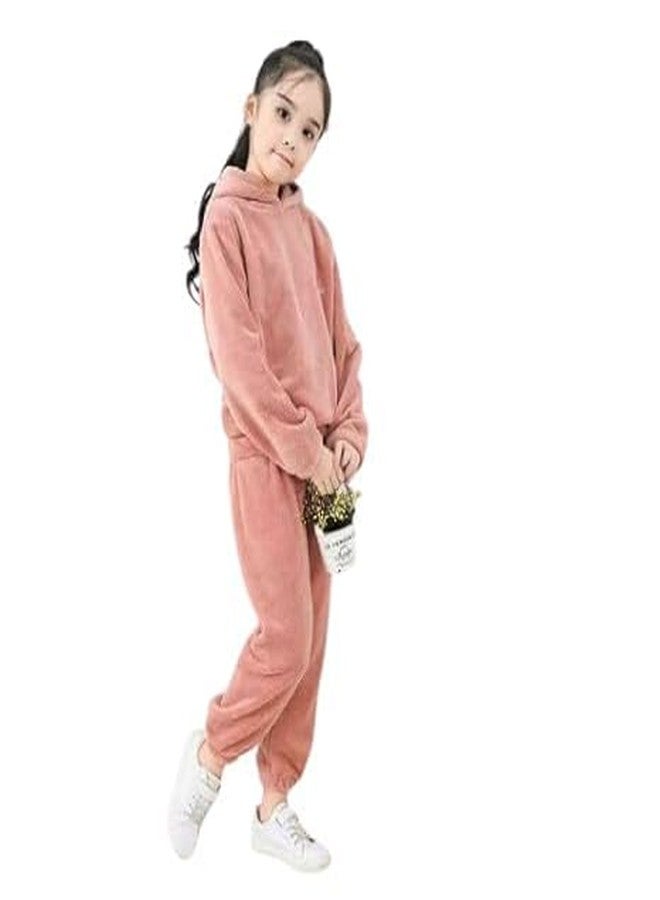 SHAPERX Baby Boys Girls Winter Tracksuit Top Bottom Set | Winter Set For Baby Set of 1 (Peach, 2-3 Years) - Image 2