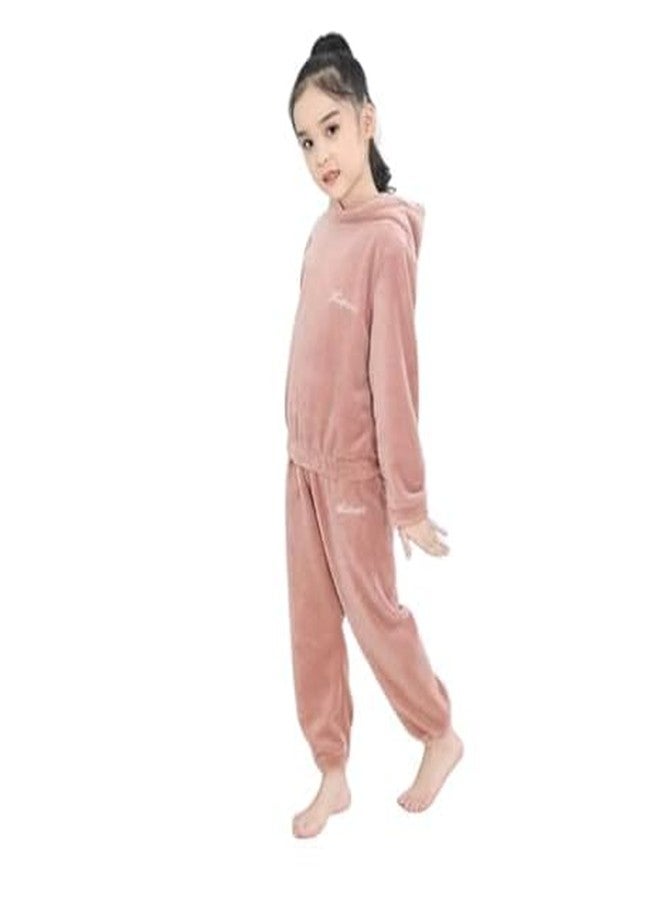 SHAPERX Baby Boys Girls Winter Tracksuit Top Bottom Set | Winter Set For Baby Set of 1 (Peach, 2-3 Years) - Image 1