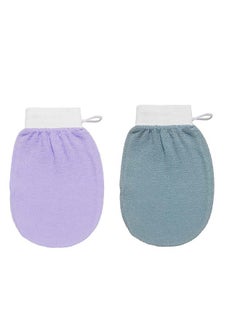 Generic 2 Piece Korean Exfoliating Body Glove For Cleaning The Skin Korean Loofah  - Image 1