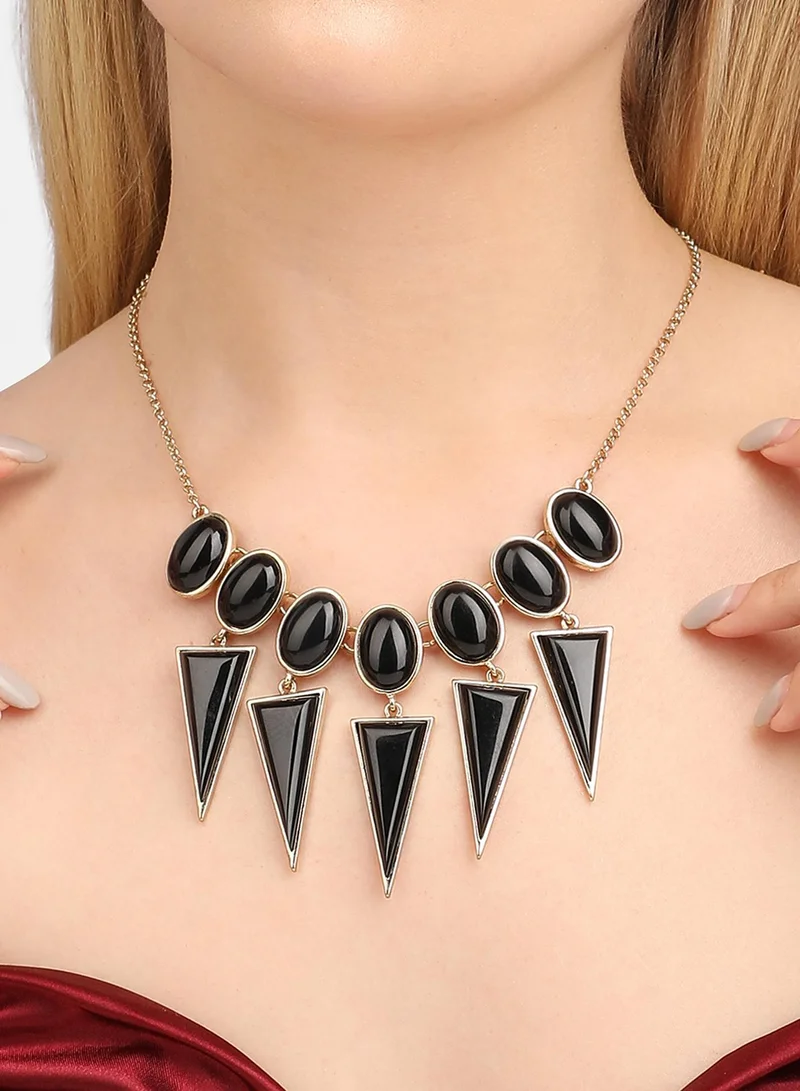 SOHI Designer Statement Stone Artificial Necklace Jewellery