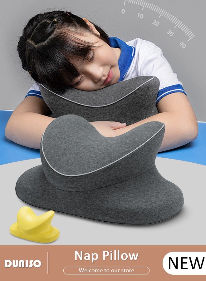 DUNISO Memory Foam Desk Pillow Nap Pillow for Office School Versatile Use Slow Rebound Desk Nap Pillow for Traveling Travel Essentials  for Napping in Work - Image 1