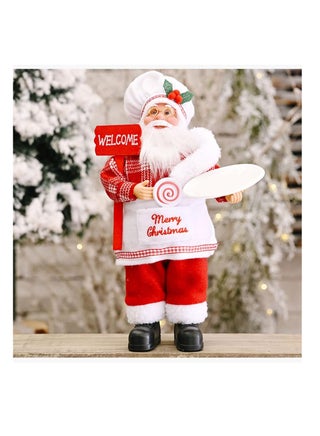 Santa Claus Decoration For Christmas Village, Resin Santa Claus Figurine for Xmas Home Decoration, Free Standing Father Christmas Figure Sculpture Novelty Decorative Artwork for Desk Ornament (A13-5) - pzsku/Z216DC95EB8C29784653EZ/45/1746225824/02240151-5eba-4076-b8ee-5d3a989de4ee