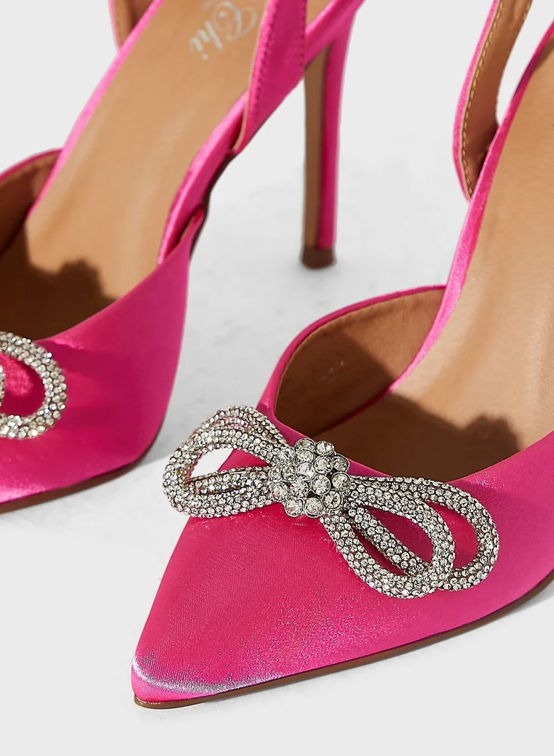 Chi-Chi London Sling High Heel Pumps