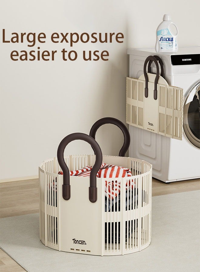 فلاي رود سلة الغسيل متعددة الوظائف تصميم شبكي أنيق قوة تحمل قوية، قابلة للطي لتوفير المساحة - Image 4