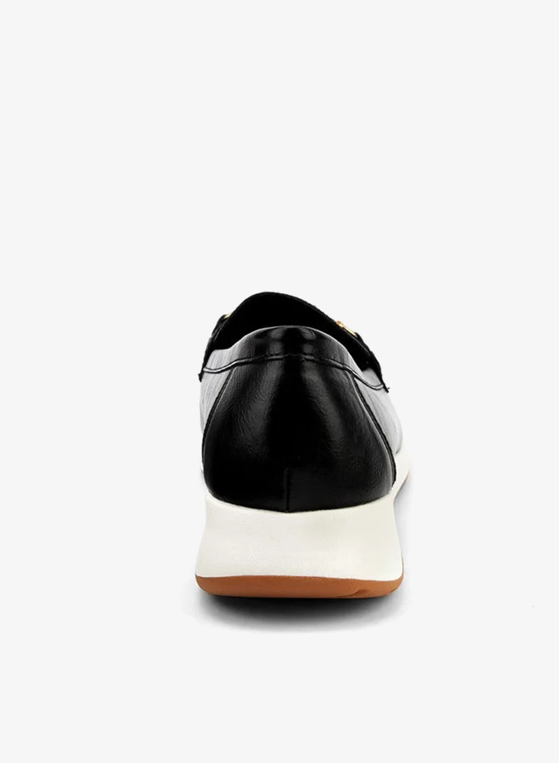 Flora Bella By Shoexpress Metal Accent Slip-On Loafers