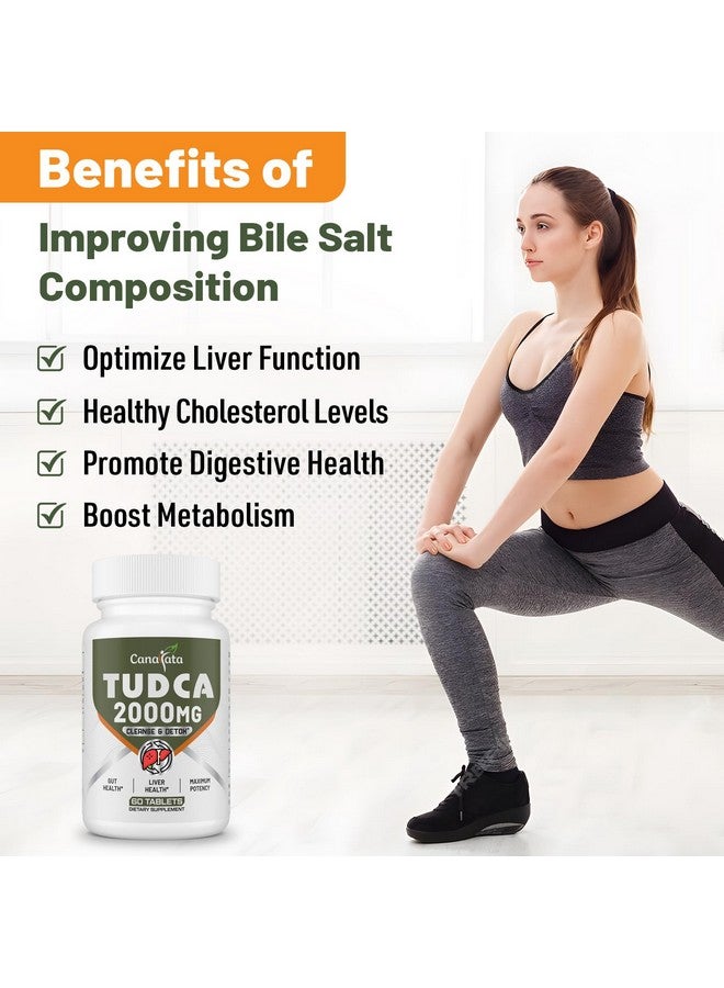 Canarata TUDCA Liver Supplements 2000mg - Strong Bile Salts Support Liver Detox & Cleanse - Liver and Gallbladder Health Formula-Easy to Swallow Tablets-30 Days Supply - Image 5
