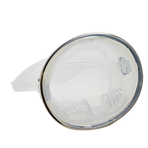 Scuba Choice Spearfishing Free Dive Classic Oval Shape Mask – Stainless Steel Frame with Clear Silicone Skirt for Comfortable Fit and Wide Field of View - Image 5