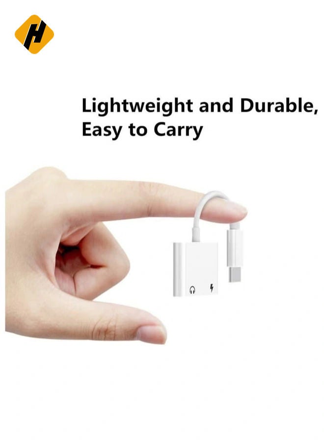 HuHa USB C to Headphone Jack Adapter with 3.5mm Aux Audio and Type C Charger Dongle Converter USBC Earphone Adaptor for Google Pixel 4 4XL 3 3XL 2 2XL,Samsung Note 10 , iPad Pro 2020 2019 2018 and More - Image 5