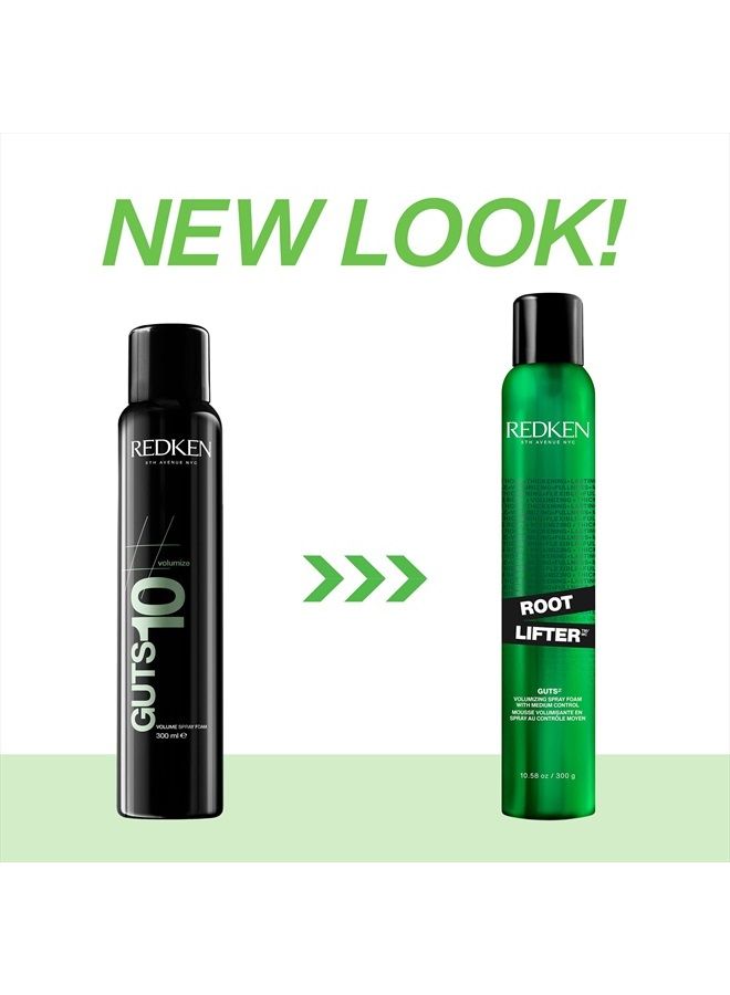 Redken Root Lifter Volumizing Spray Foam | For All Hair Types | Provides Body, Volume & Anti-Frizz Protection | Medium Control | 10.58 Oz - Image 2