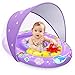 EZIGO Baby Pool Float with Canopy UPF 50 Sun Protection Double Air Chambers Infants Swimming Floats with Sound Toys Adjustable Safety Seat Toddler Float for Boys and Girls 636 Months Purple - Image 3