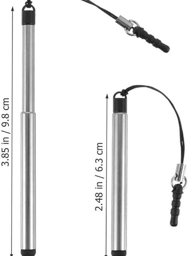8Pcs Retractable Stylus Pen for Touchscreen Devices Lightweight Portable for Phone Tablet - Image 2