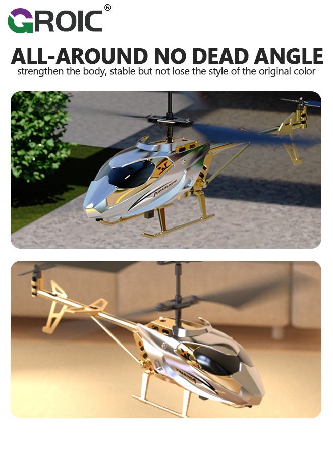 GROIC Remote Control Helicopter, RC Helicopter with 7 LED Light and Altitude Hold, One Key Take Off/Landing, Mini Helicopter Remote Helicopter Toys for Adults Kids, Model Helicopter  - Image 5