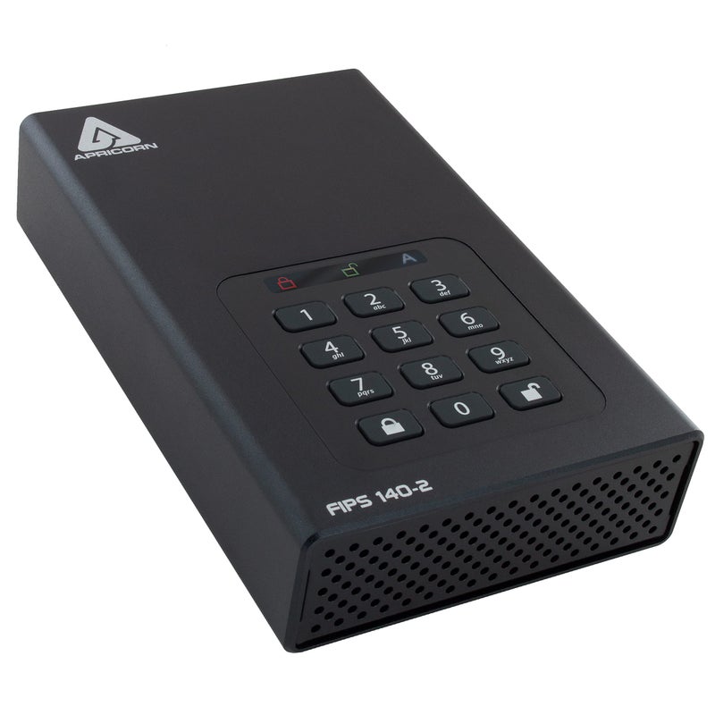 أبريكورن إيجيس بادلوك DT 2TB USB 30USB 20 قرص صلب خارجي أسود