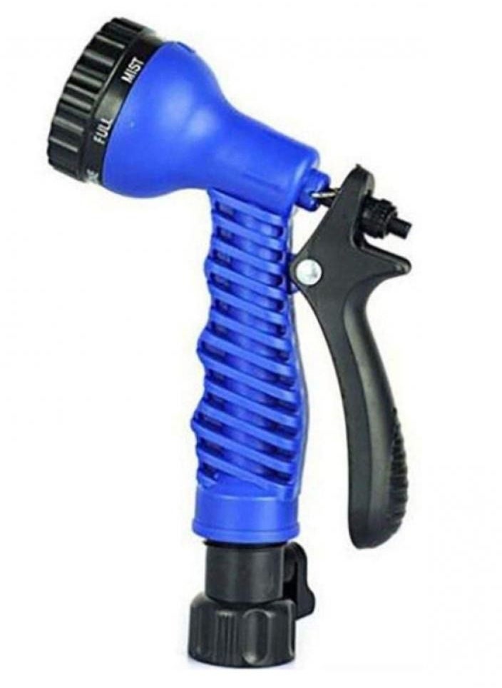 Alissa - Magic Garden Hose 100Ft Latex Hose With Brass Connector Hose With Brass Connector and spray nozzleExpandable Water Hose Extendable and Easy to Carry Gardenting Car Wash Blue - Image 1