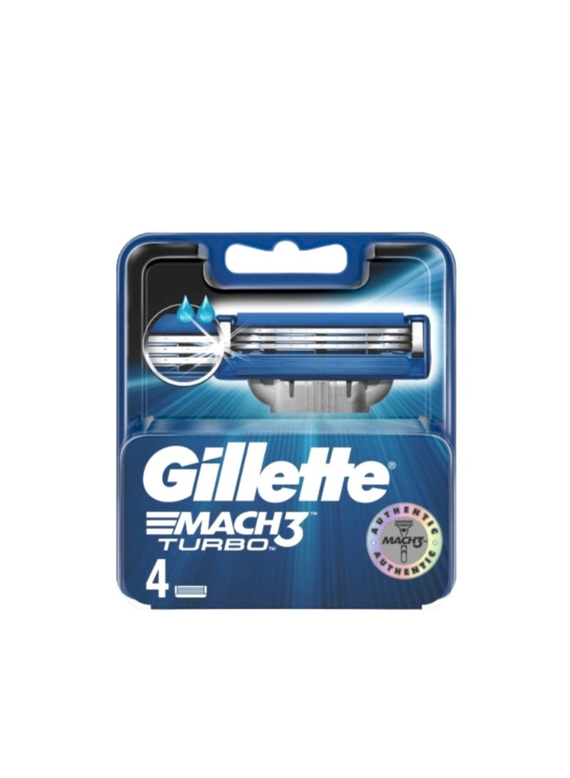 GILLETTE MACH 3 TURBO 4 B