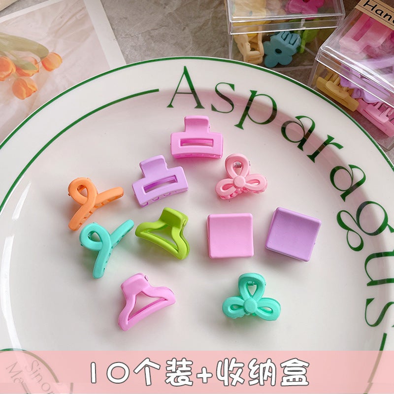 Generic Mini Scrub Hair Claw Clips for Fringe J1039J mixed (10 boxes)